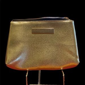 Isabella Gold Tone Scott Cosmetic Bag